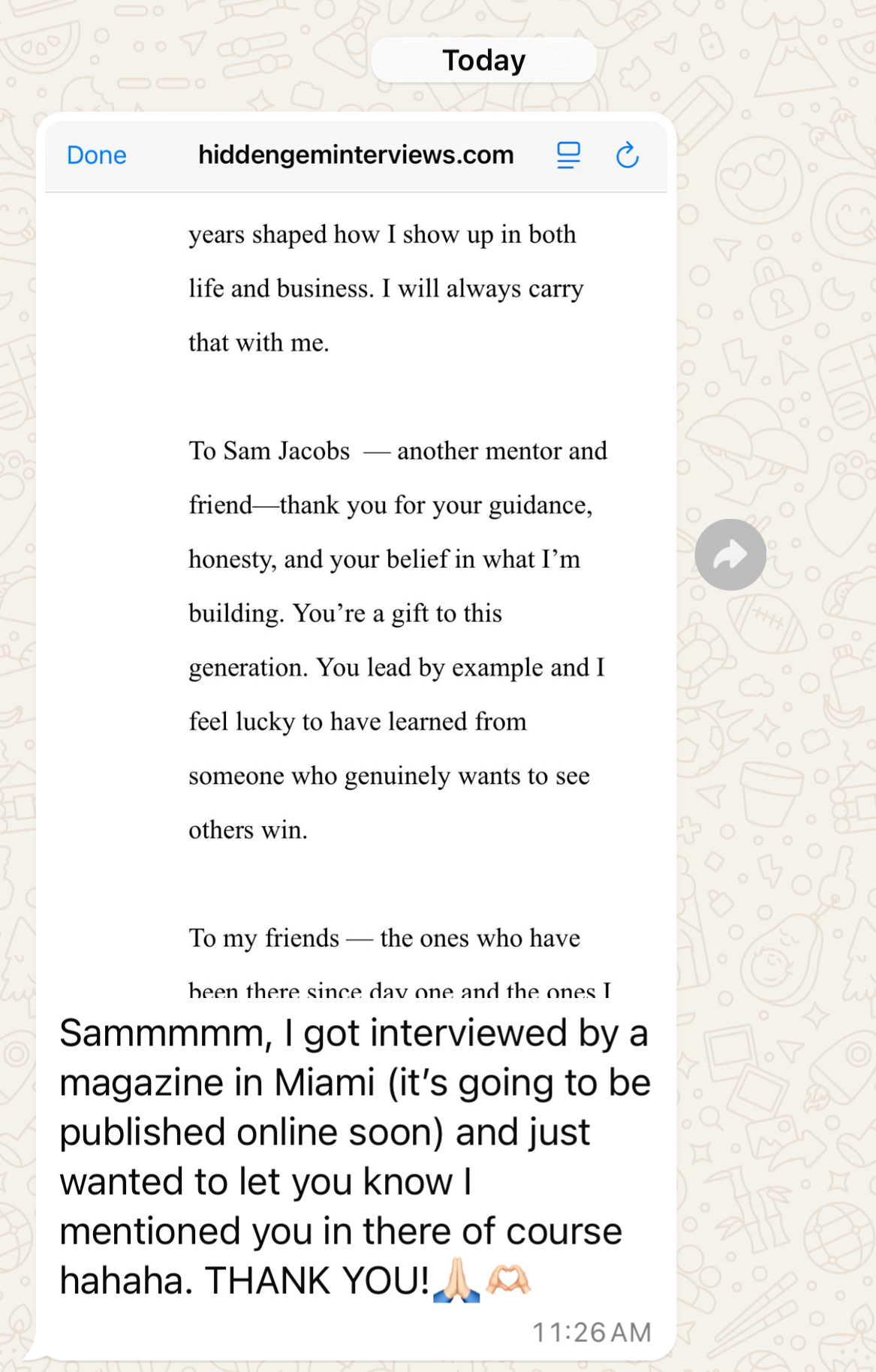 Student Testimonial 21